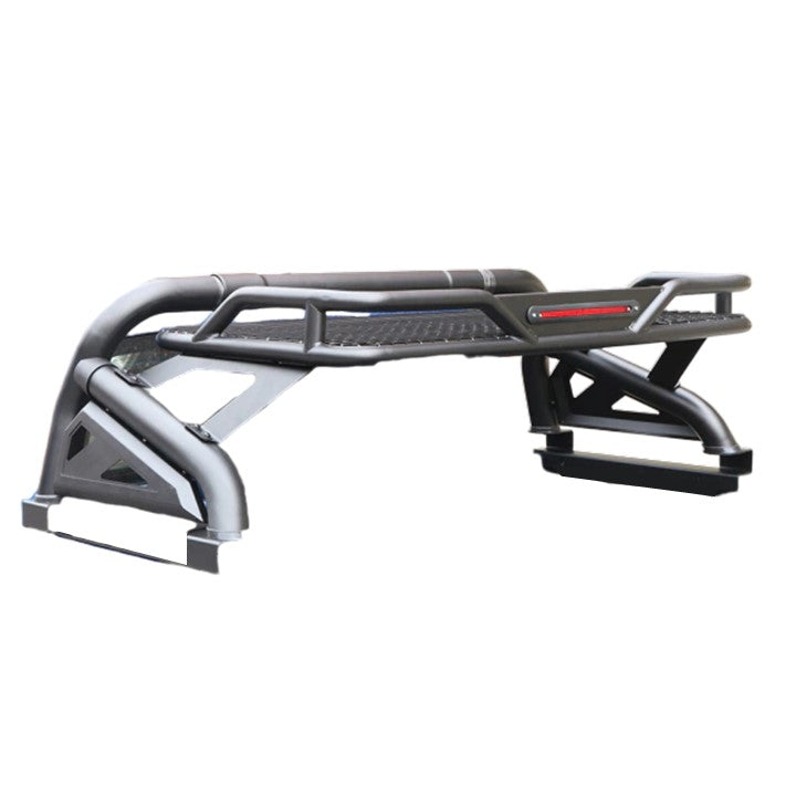 Roll Bar Cargo Aero Mid Size c/stop LED Negro texturizado Oscar's