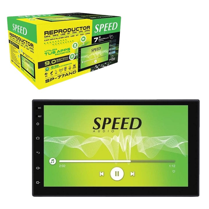 Reproductor 2Din Android/Apple Car Spider Sp-77And