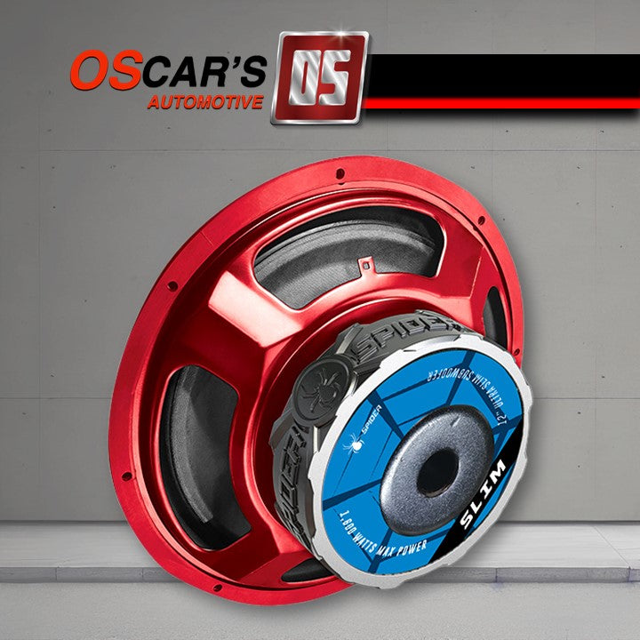 Subwoofer 12" Doble Bobina Slim 800W SR-WL12 Spider - Oscar's Automotive