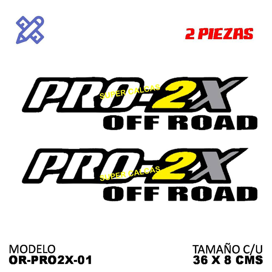 Calcomania pro-2x 2piezas - Oscar's Automotive