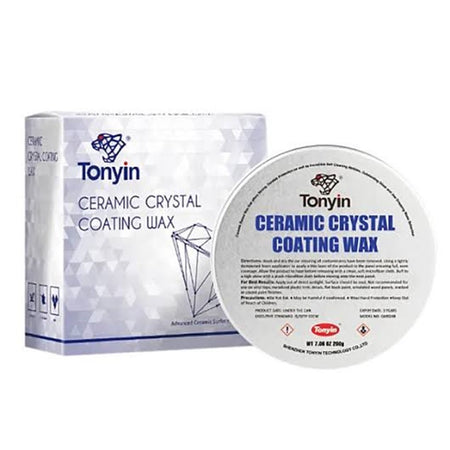 Cera En Pasta Clara Ceramic Crtistal Coating Wax Tonyin Pinturas Claras 200g Pieza - Oscar's Automotive 