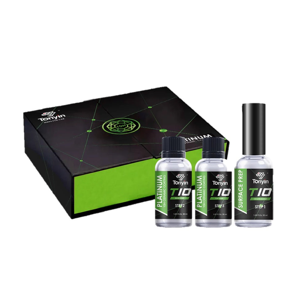 Cerámico Nano 3 Pasos 10h Platinum Tonyin 30ml Kit - Oscar's Automotive 
