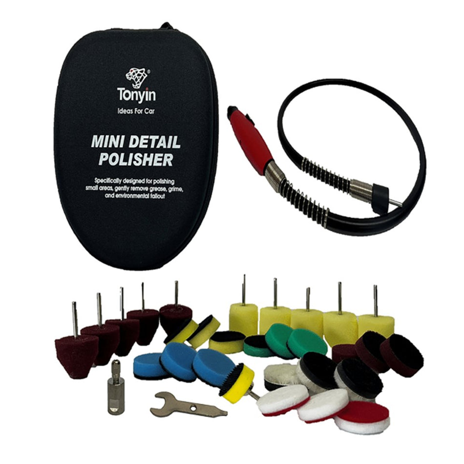 Extension Nano Pulido Kit C/Extensión C/Borlas Pads C/Respaldos Tonyin Kit - Oscar's Automotive 