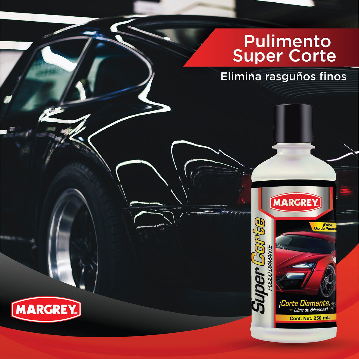 PULIMIENTO SUPER CORTE MARGREY 250ml - Oscar's Automotive 