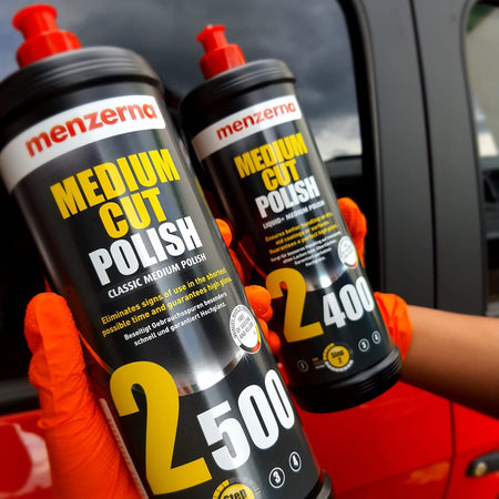 PULIMIENTO MEDIUM CUT COMPUND 2400 MENZERNA 250ML - Oscar's Automotive 