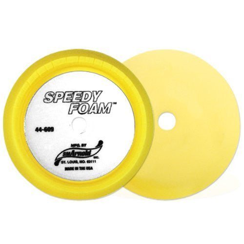 Pad Flat Recessed 9" Amarillo P/Corte Alto Borde Curvo C/Velcro Sm Arnold Pieza