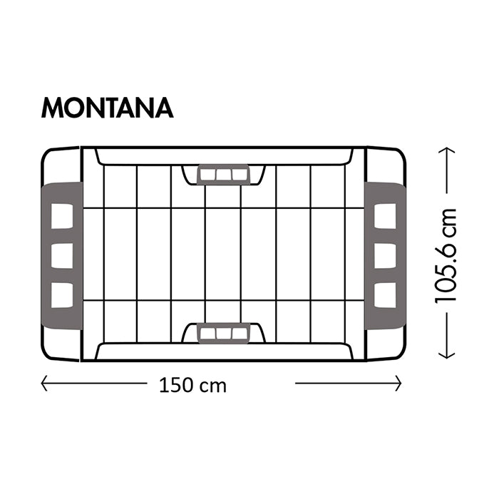Canastilla Montana Go West 105 x 145 cms - Oscar's Automotive 