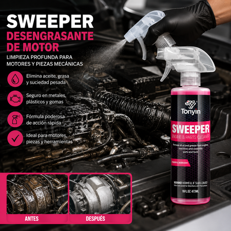 Desengrasante Motor Sweeper Tonyin 473ml Pieza - Oscar's Automotive 