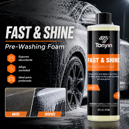 Shampoo Alcalino Fast & Shine Tonyin 473ml Pieza - Oscar's Automotive 