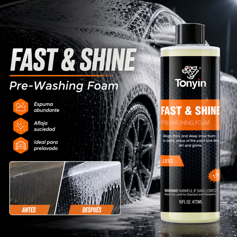 Shampoo Alcalino Fast & Shine Tonyin 473ml Pieza