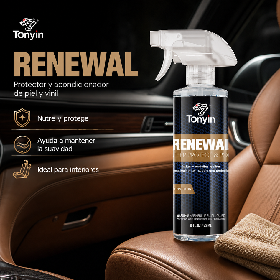Detallador Rapido Interior Renewal Tonyin 473ml Pieza