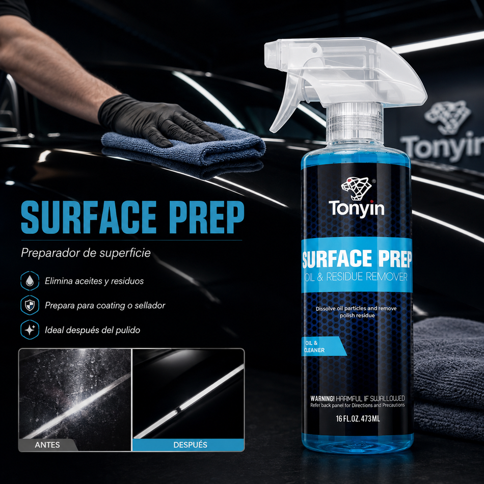 Preparador P/Detallado Surface Prep Tonyin 473ml Pieza