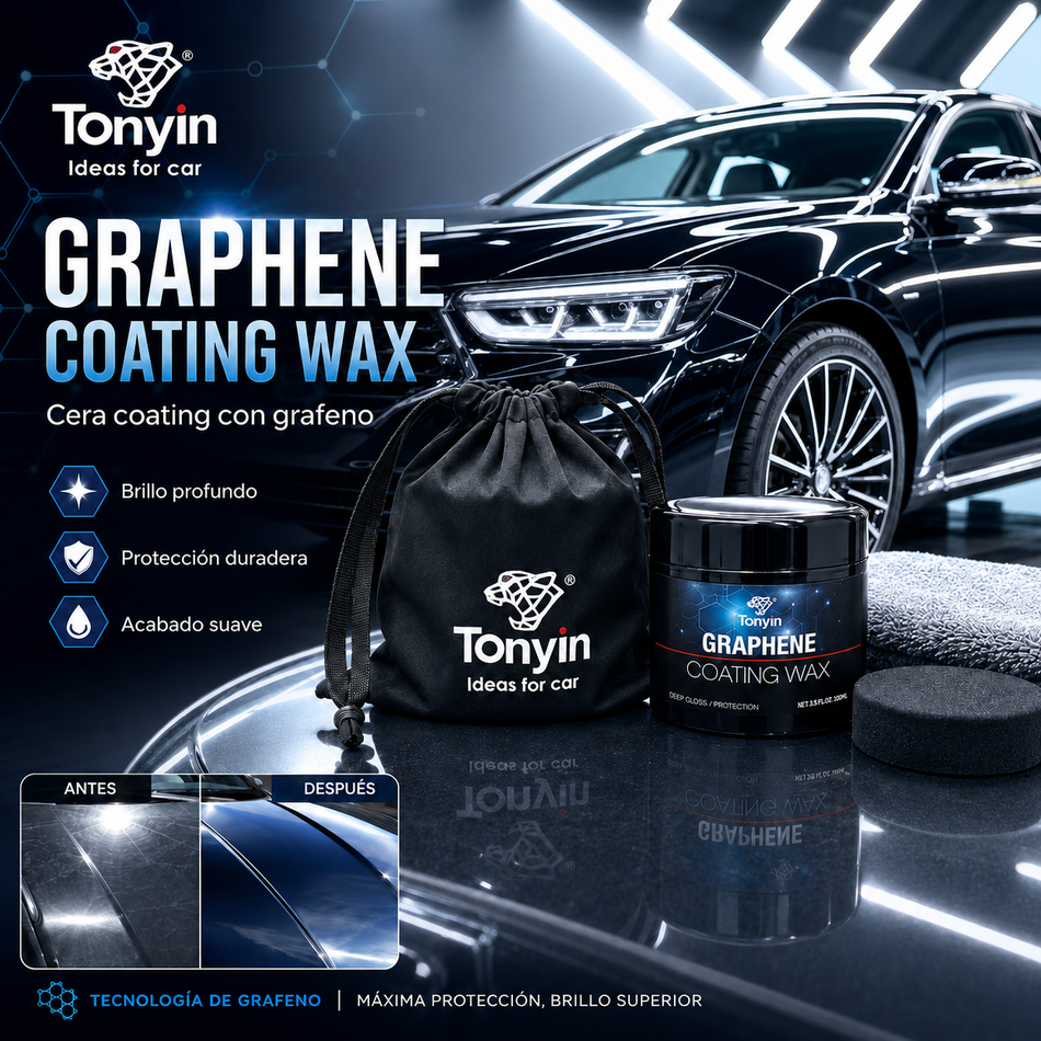 Cera En Pasta Grafeno Coating Tonyin 200g Pieza - Oscar's Automotive 