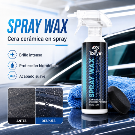 Cera Express Ceramico Ceramic Spray Wax Tonyin 473ml Pieza - Oscar's Automotive 