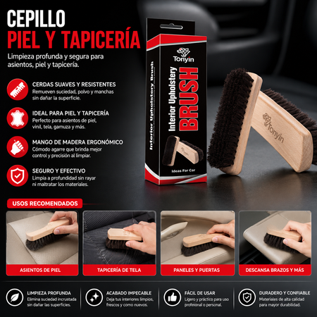 Cepillo Piel Y Tapiceria Tonyin Pieza - Oscar's Automotive 