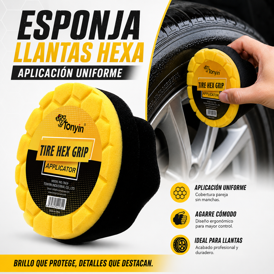 Esponja Llantas Hexa Tonyin Pieza - Oscar's Automotive 