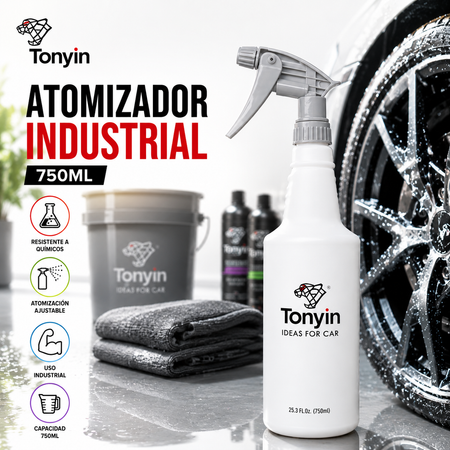 Atomizador C/Botella 750ml Industrial Resistente Quimicos Pieza - Oscar's Automotive 