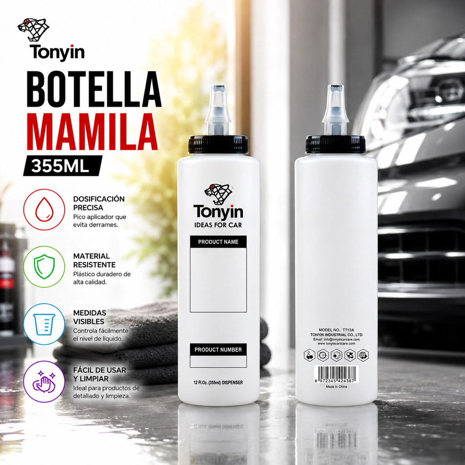 Botella Mamila 355ml Tonyin Pieza - Oscar's Automotive 