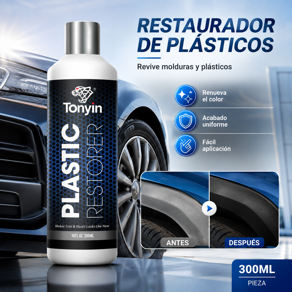 Restaurador Plasticos Tonyin 300ml Pieza - Oscar's Automotive 