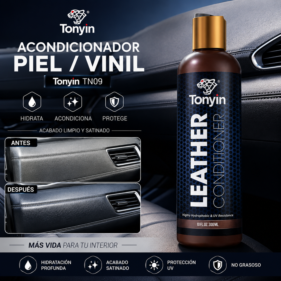 Acondicionador Piel / Vinil Tonyin 300ml Pieza - Oscar's Automotive 