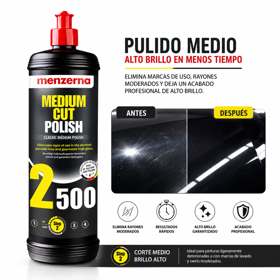 Pulimento Medio Medium Cut Compound 2500 Menzerna