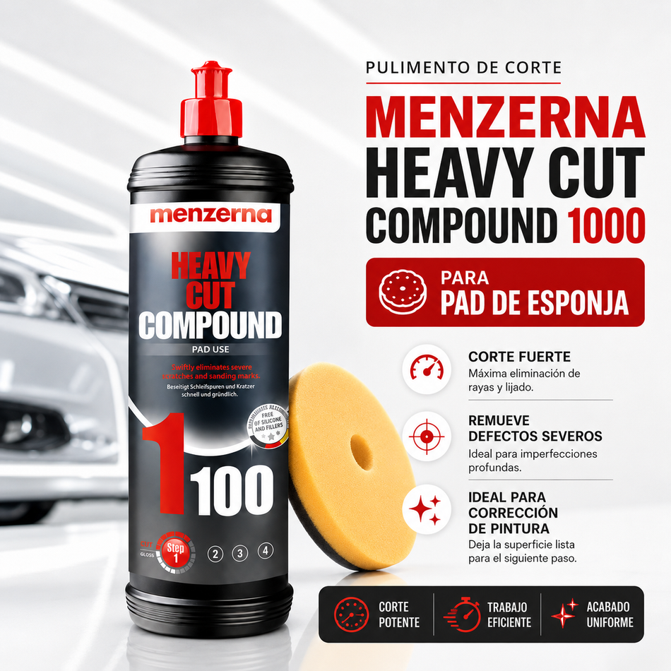 Pulimento Corte Heavy Cut Compound 1000 Menzerna p/Pads