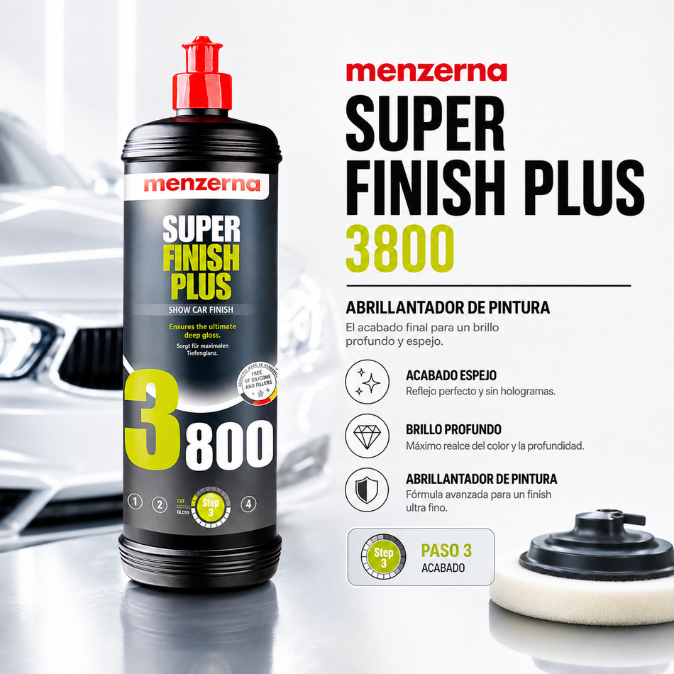 Abrillantador Pintura Ssuper Finish Polish 3800 Menzerna