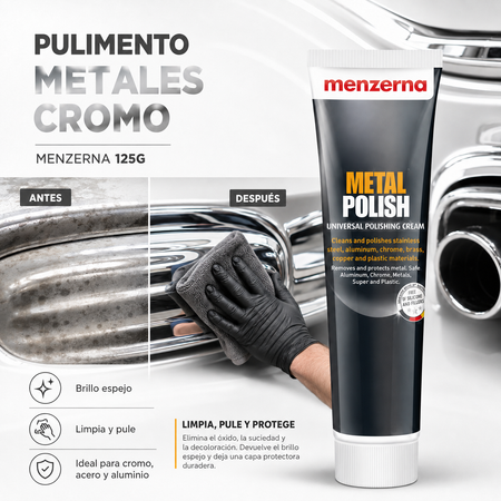 Pulimento Metales Cromo Menzerna 125g Pieza - Oscar's Automotive 