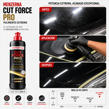 Pulimento Extremo Cut Force Pro Menzerna 250ml Pieza - Oscar's Automotive 