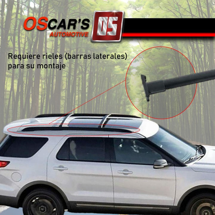 Barras transversales Explorer 16-19 ajuste OEM (requiere riel) - Oscar's Automotive 