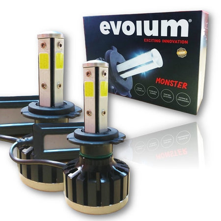 Focos LED Evolum Monster M4 12500 Lumens Kit - Oscar's Automotive 