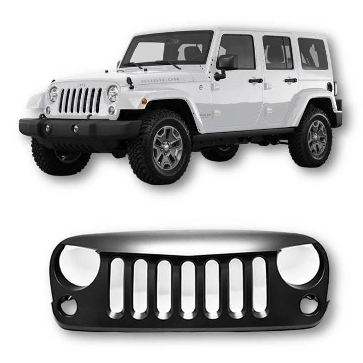 Parrilla deportiva tipo ANGRY Jeep Wrangler 2007-2018