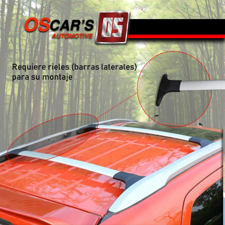 Barras transversales Ecosport 14-21 ajuste OEM (requiere riel) - Oscar's Automotive 