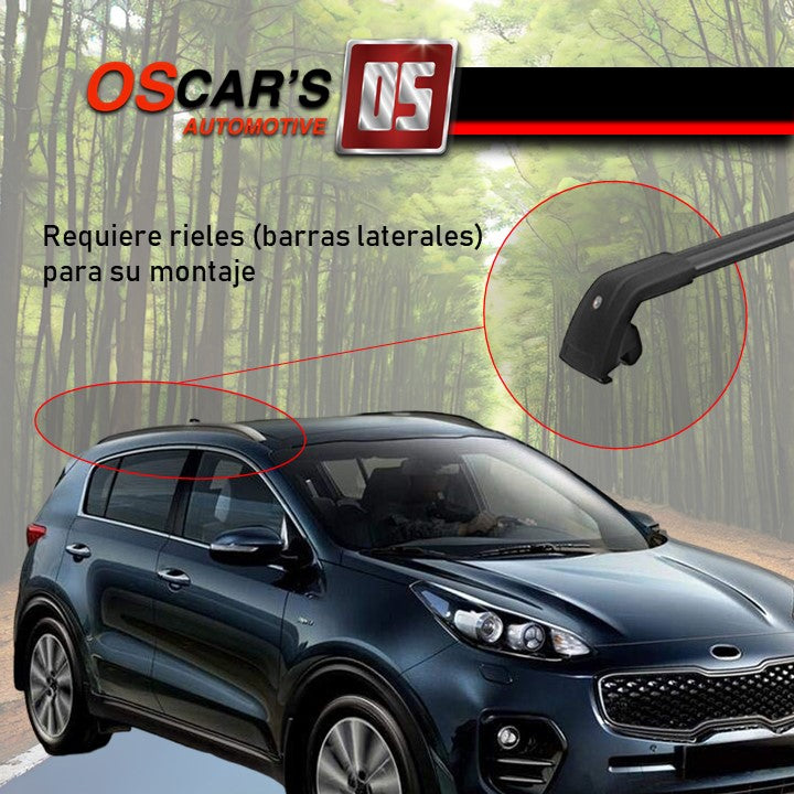Barras transversales Sportage 16-20 (requiere riel) - Oscar's Automotive 