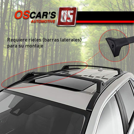 Barras transversales Rav4 19-22 ajuste OEM (requiere riel) - Oscar's Automotive 