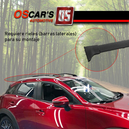 Barras transversales CX3 17-19 ajuste OEM (requiere riel) - Oscar's Automotive 