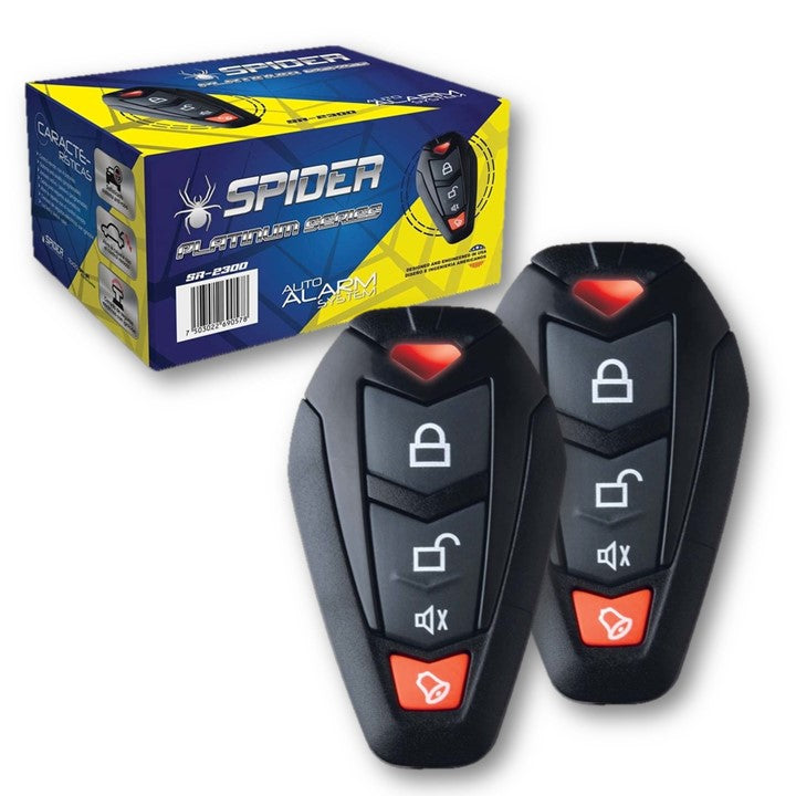 Alarma Spider SR-2300 2 Controles - Oscar's Automotive 