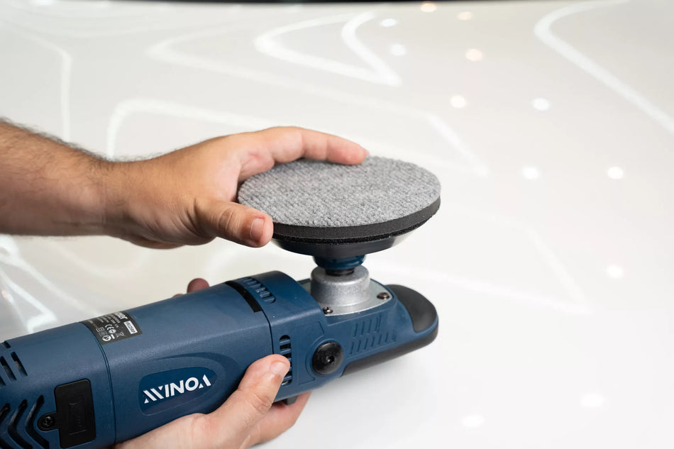 Pad P/Vidrio 5" Fieltro C/Velcro Vonixx Pieza