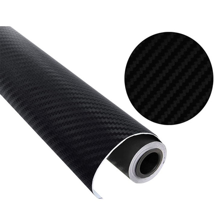 Rollo vinil imitación fibra carbono negro 10mts - Oscar's Automotive 