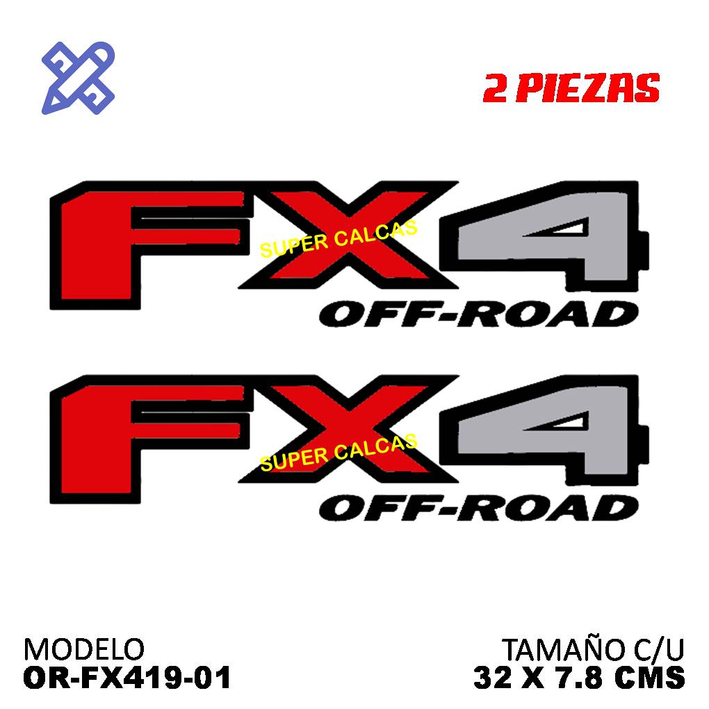 CALCOMANIA FX4 OFF ROAD 2019 2PIEZAS - Oscar's Automotive 